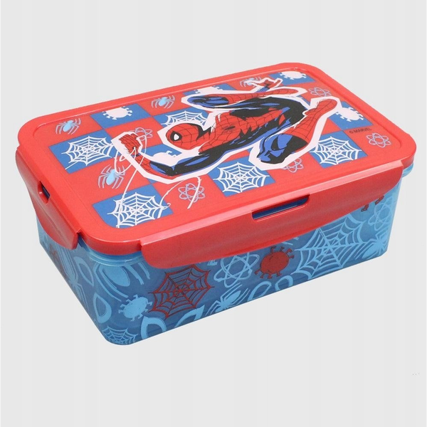 SPIDERMAN Lunch box w/remov. compartm., 21x13 cm