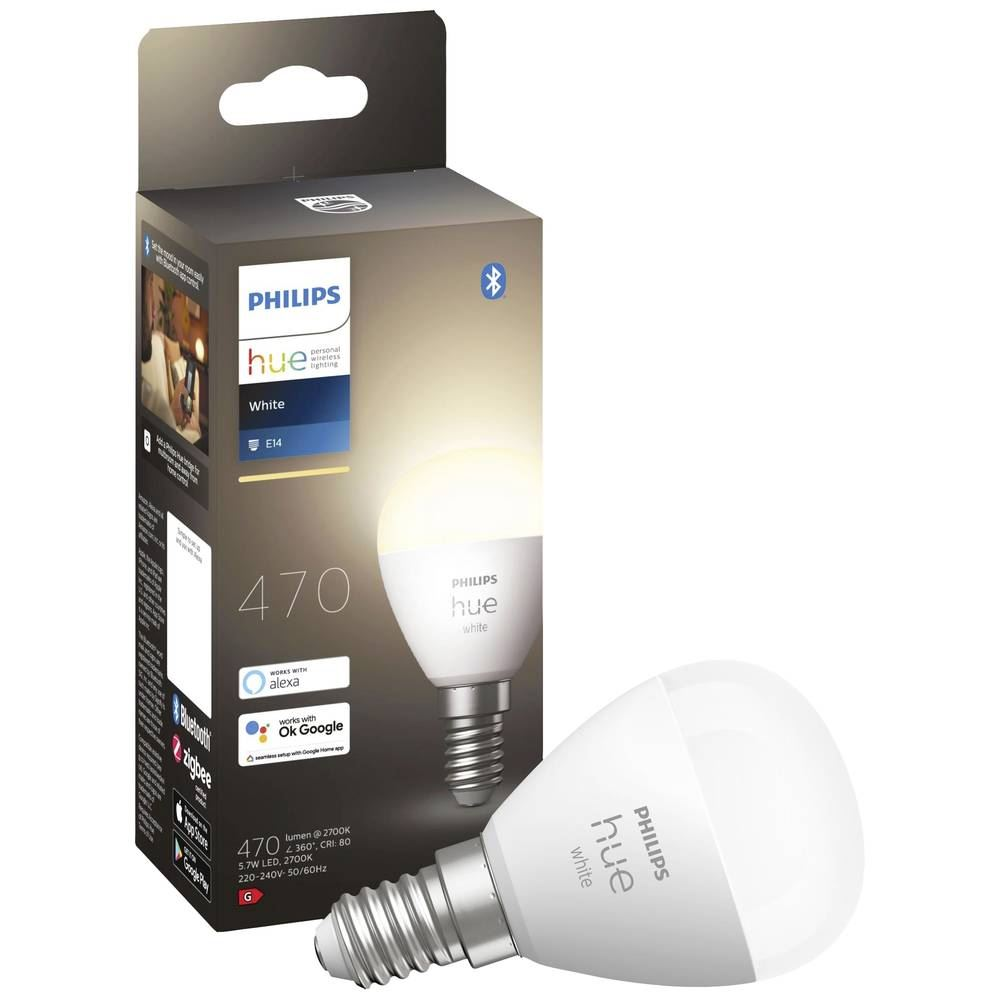 Philips Lighting Hue LED fényforrás White Ambiance Luster E14 5.7 W Melegfehér (871951435669600) (871951435669600)