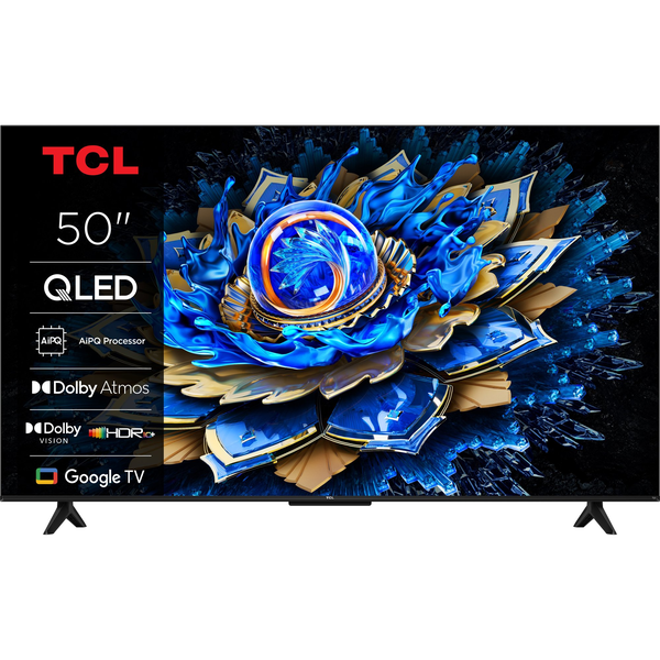 TCL T69C 50T69C телевизор 127 см (50") 4K Ultra HD Smart TV Wi-Fi Черен 350 cd/m²