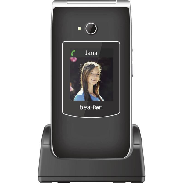 Beafon SL645 2G Silver Line összecsukható mobiltelefon, fekete-ezüst