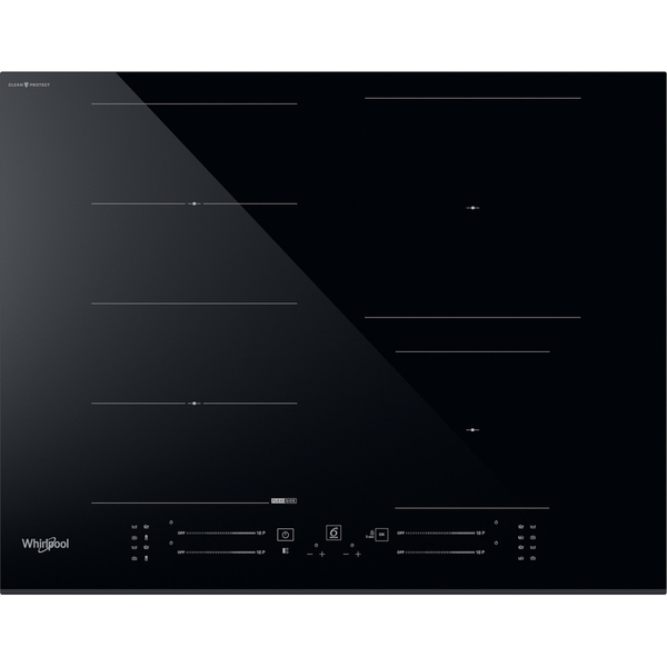 Whirlpool WF S4665 CPBF Zwart Ingebouwd 65 cm Inductiekookplaat zones 4 zone(s)