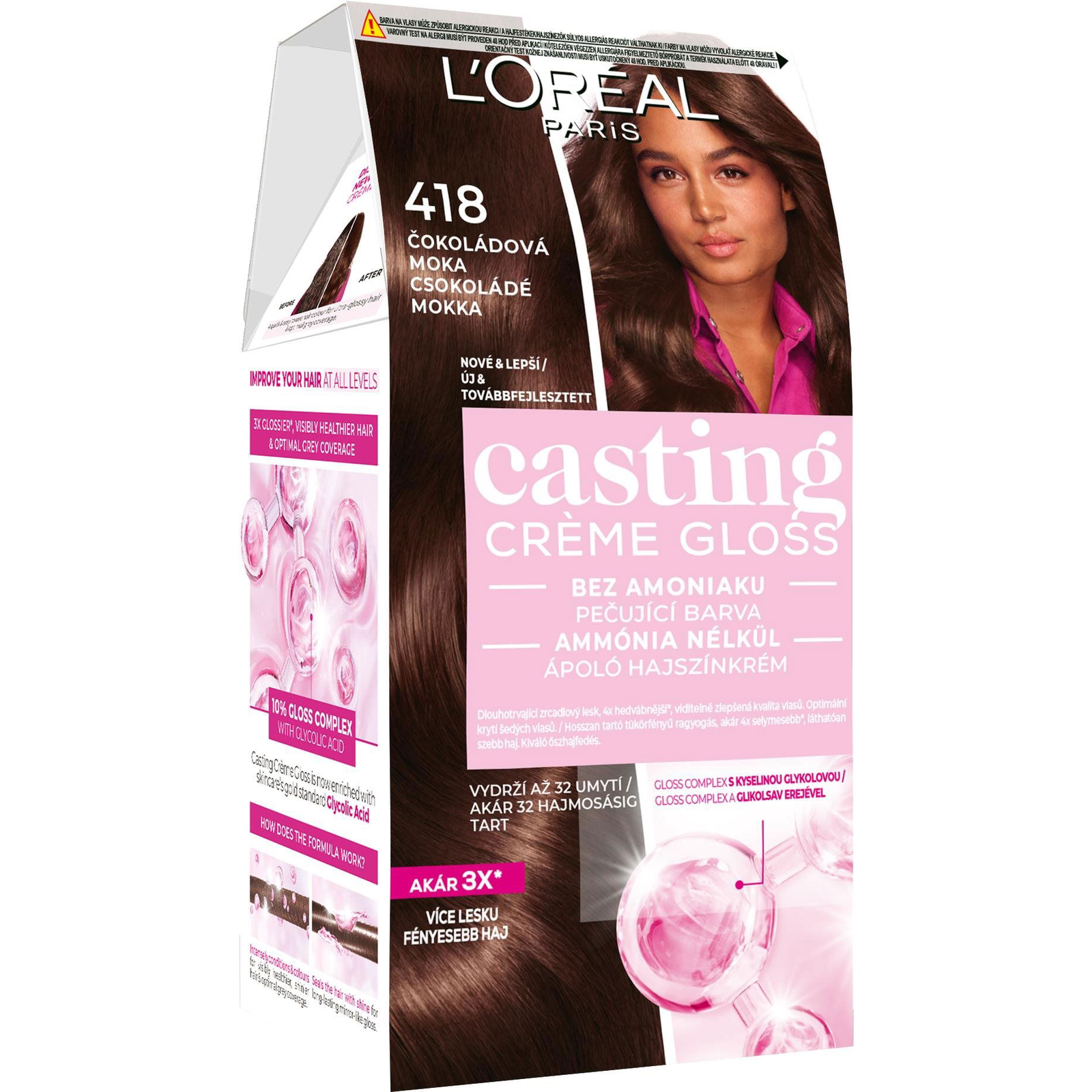 L'ORÉAL PARIS Casting Créme Gloss 418 Csokoládé mokka (3600524193737)