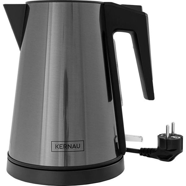 Електрическа кана Kernau KSK 101 в цвят „Gun Metal“, 1,0 л