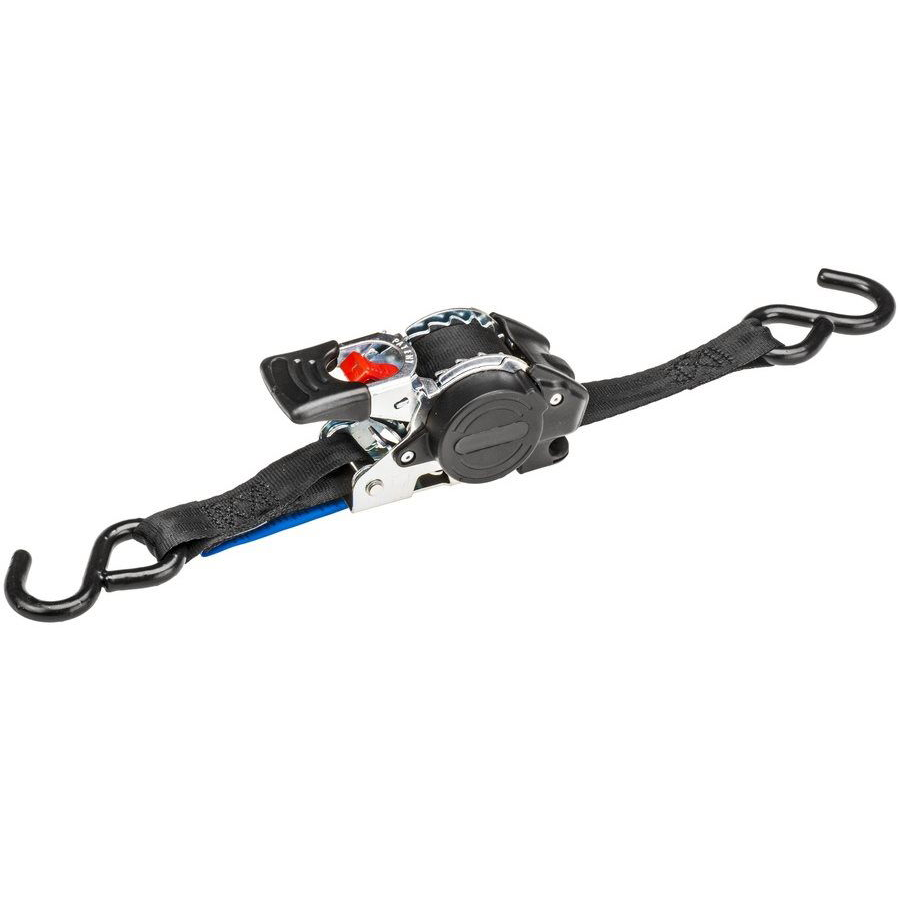 Columbus McKinnon szorítóheveder, 25 mm, 300 kg, S-horgok, 3 m, önbehúzó (9908227)