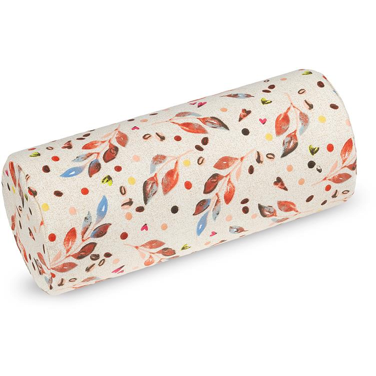 Bellatex 153/607 BERTA hengerpárna huzat, 15×35 cm, levélkés, színes (11626)