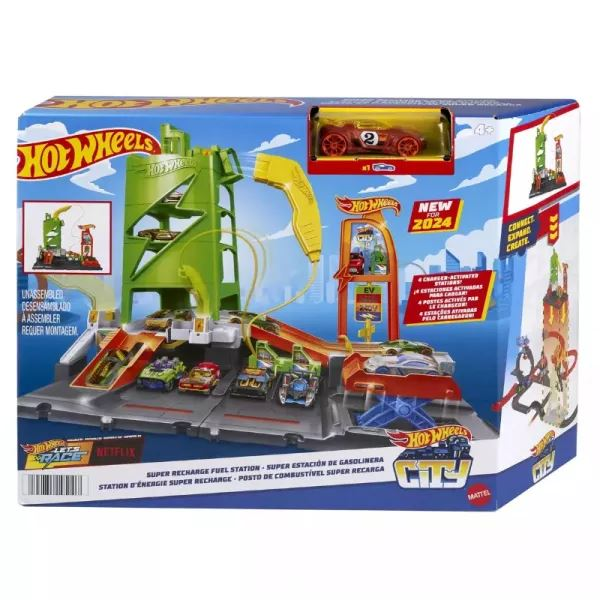Mattel: Hot Wheels City: Szuper töltőállomás (HTN79) (HTN79)
