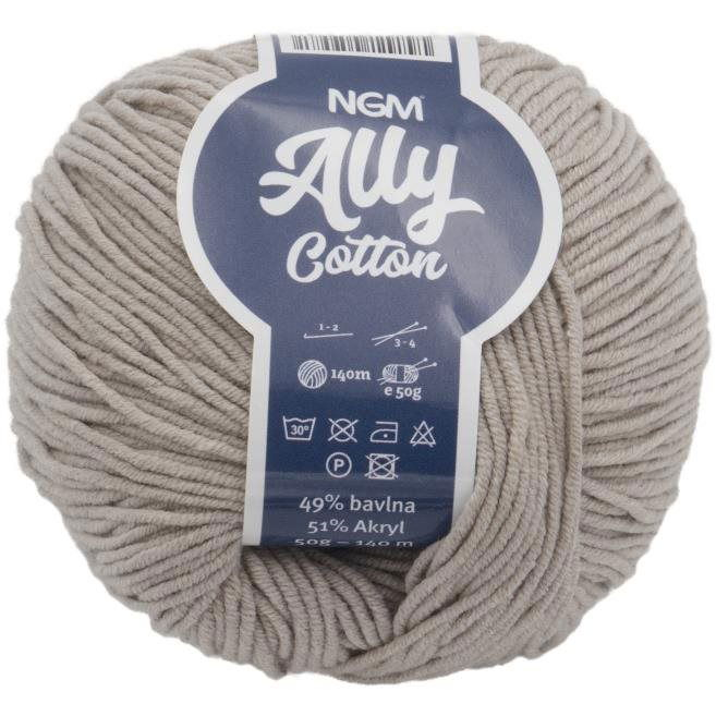 Ally cotton 50 g - 004 szürke-bézs (6800)