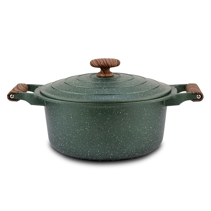 Nava Omega öntött alumínium lábas fedővel 28cm (10-255-033) (10-255-033)