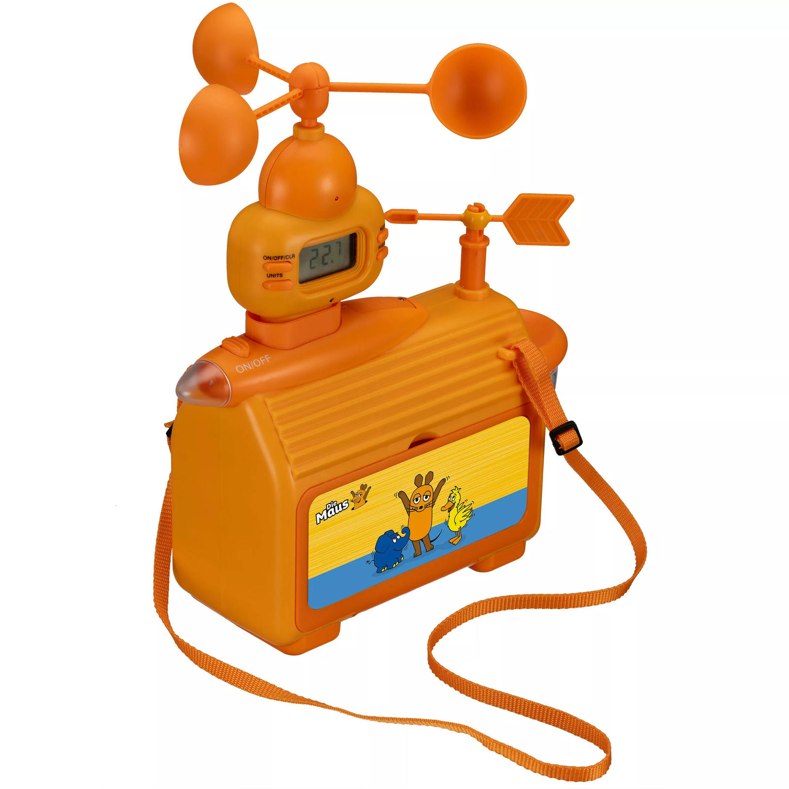 DieMaus Meteorológiai Időjárás állomás gyerekeknek - Narancssárga (9810100)
