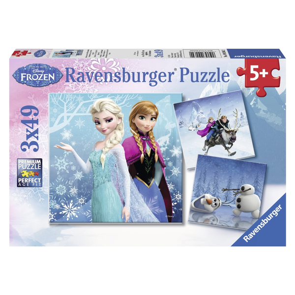 Ravensburger 092642 Jégvarázs Puzzle 3x49db
