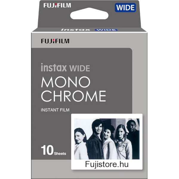 Fujifilm Instax Wide Monochrome instant fotópapír (10 db / csomag) (00726)