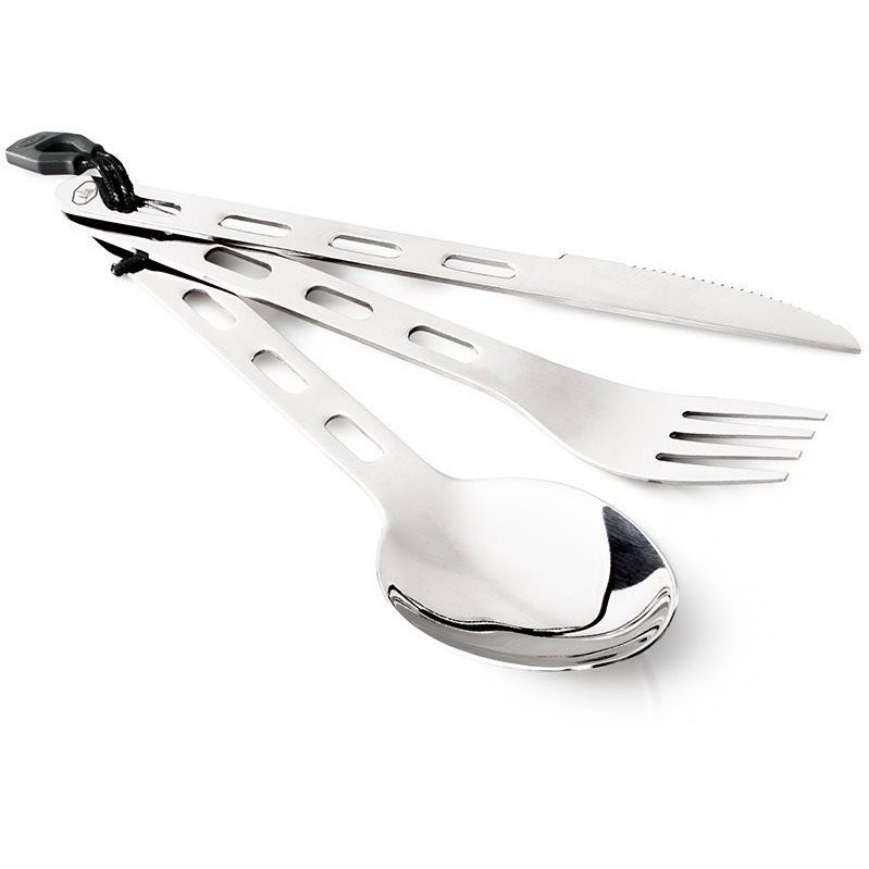 GSI Outdoors Stainless 3 pc. Ring Cutlery (090497610035)