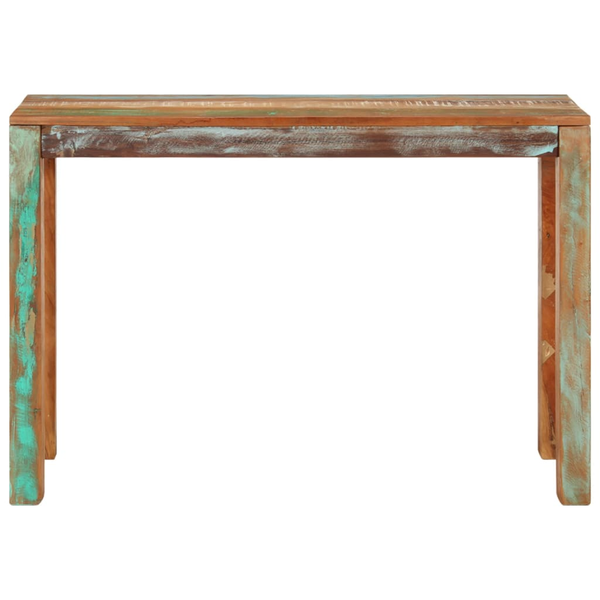 tömör újrahasznosított fa tálalóasztal 110 x 35 x 76 cm