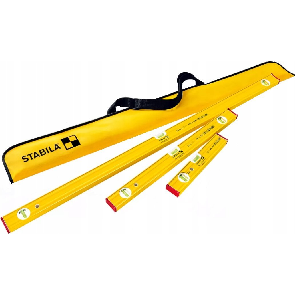 Stabila PRO SET 80 AS 19714 Vízmérték készlet 30 cm, 60 cm, 120 cm 0.5 mm/m (SA19714)
