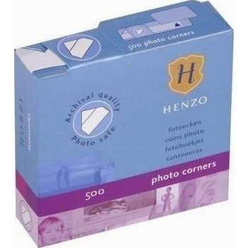  Henzo Fotonarożniki białe 500szt