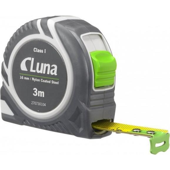 Mérőszalag Luna 3 m Push Lock 1. osztály