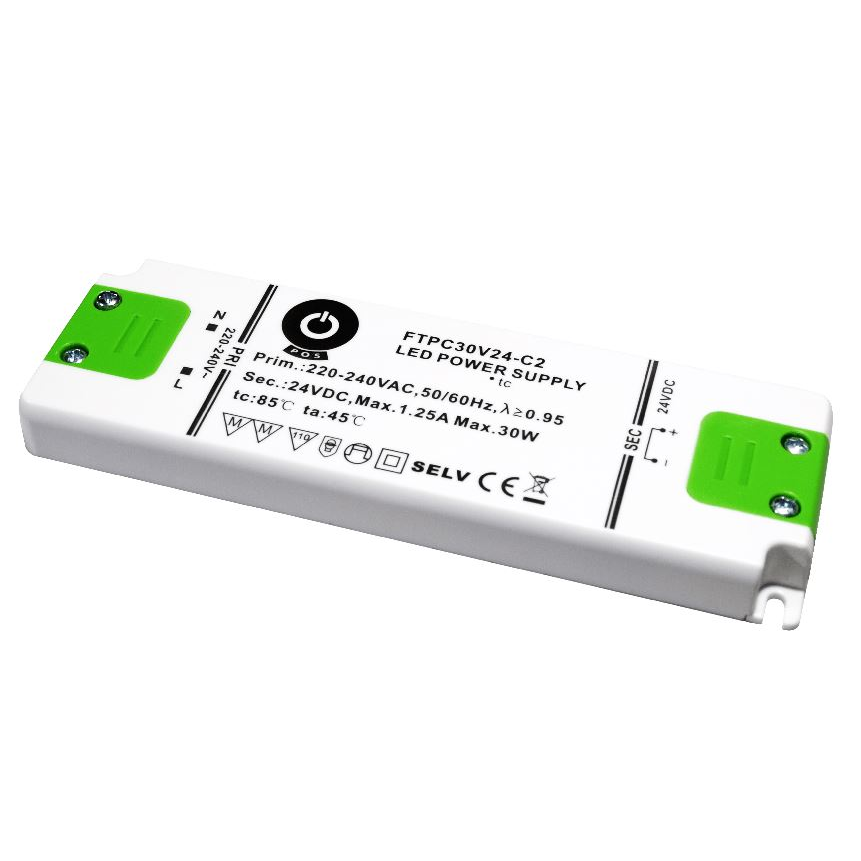 POS Power FTPC30V24-C2 24V/1.25A 30W IP20 LED tápegység (FTPC30V24-C2)