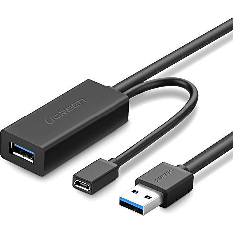 Ugreen 20826 cavo USB USB 3.2 Gen 1 (3.1 Gen 1) 5 m USB A USB A/Micro-USB B Nero