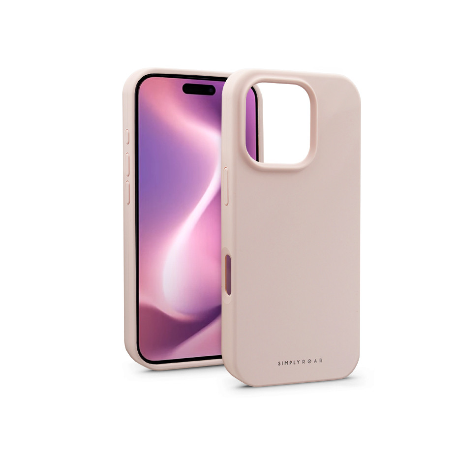 Apple iPhone 16 Pro Max szilikon hátlap - Roar Cloud Skin - rózsaszín (KC311949)