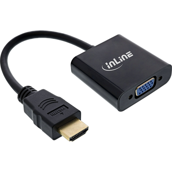 InLine 65003B Videosignal-Konverter Aktiver Videokonverter 1920 x 1080 Pixel
