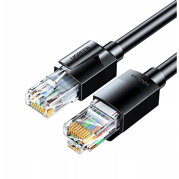 Kábel Ethernet Ugreen NW315, Cat6A UTP, 1,5m (czarny)