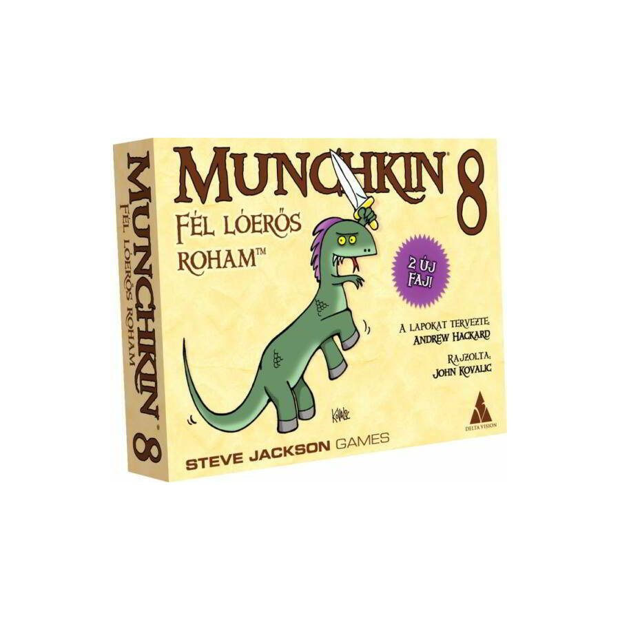 Munchkin 8 - Fél lóerős roham kiegészítő társasjáték (DEL34652)