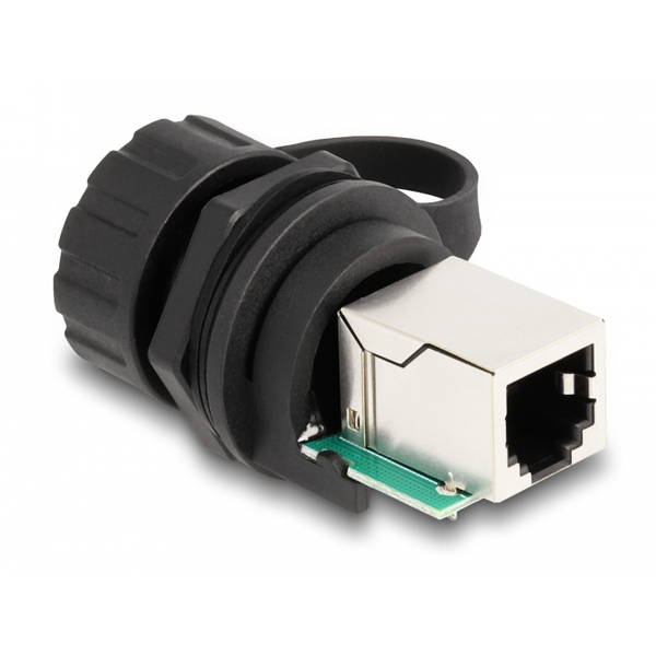 DELOCK Kabelverbinder RJ12 Bu zu RJ12 Bu zum Einbau schwarz