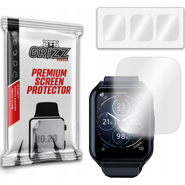 GrizzGlass Folia hydrożelowa GrizzGlass Hydrofilm Motorola Moto Watch 70