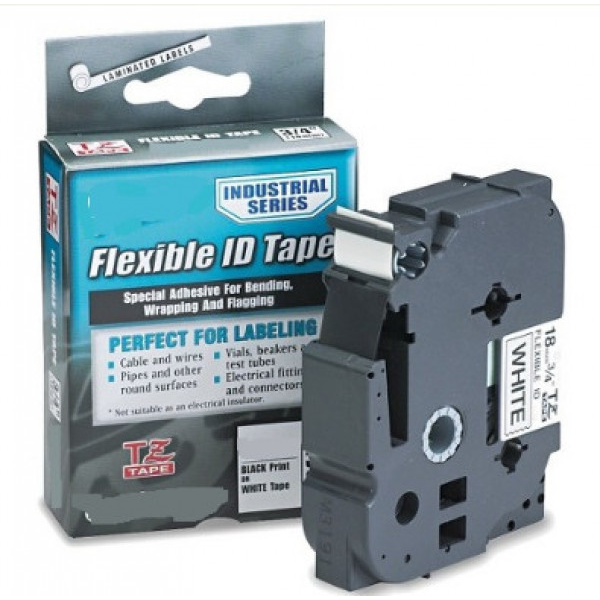 Utángyártott BROTHER TZe233 szalagkazetta 12 mm x 8 m fehér alapon kék felirat (TZe233FU) (TZe233FU)