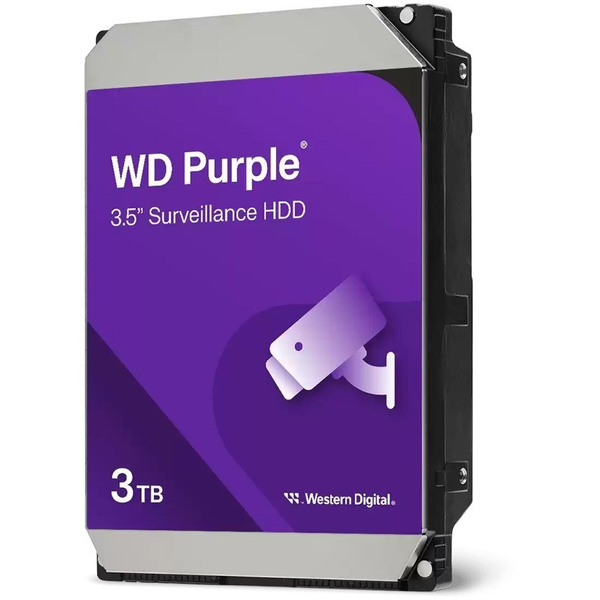 WESTERN DIGITAL WD34PURZ Purple internal hard drive 3 TB 5400 RPM 128 MB 3.5  Serial ATA III
