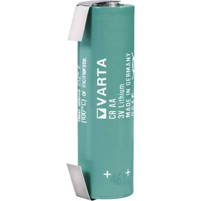 AA lítium ceruzaelem, forrasztható, 3V 2000 mAh, forrfüles, 15 x 50 mm, Varta CR AA LF (6117-LF)