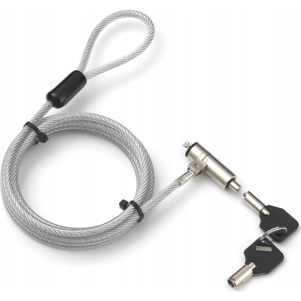Techly IQ-LOK-13-KT cavo di sicurezza Argento