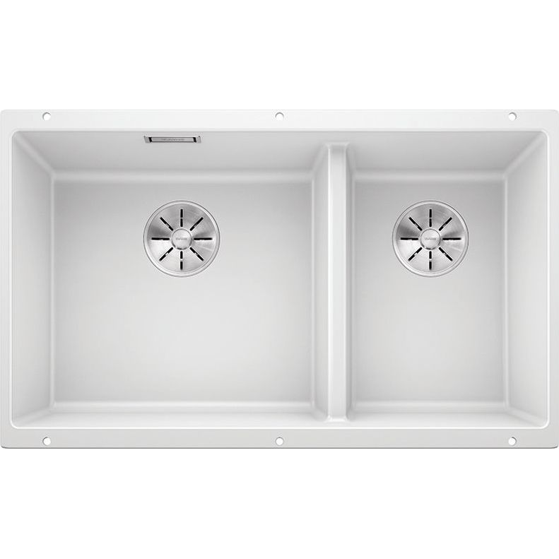 Blanco SUBLINE 430/270-U Silgránit Fehér színű exc.n.Gránit mosogatótál (523155) (523155)