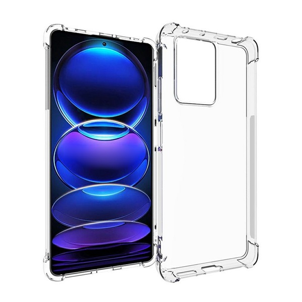 Szilikon telefonvédő (ütésállóság, légpárnás sarok) ÁTLÁTSZÓ Xiaomi Redmi Note 12 Pro Plus "Gigapack csomagolás" (GP-139056)