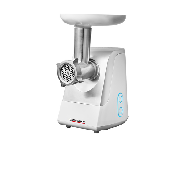 Автоматична месомелачка Gastroback 41403, 4 ножа, 2 вида перфорирани дискове