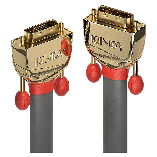 Lindy 36207 DVI kabel 15 m DVI-D Grijs