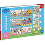 Peppa Pig 10 in 1 Mega Pack Kirakós játék 48 db Rajzfilmek
