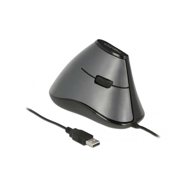 Delock 12527 ergonomikus függőleges optikai USB egér 800 DPI