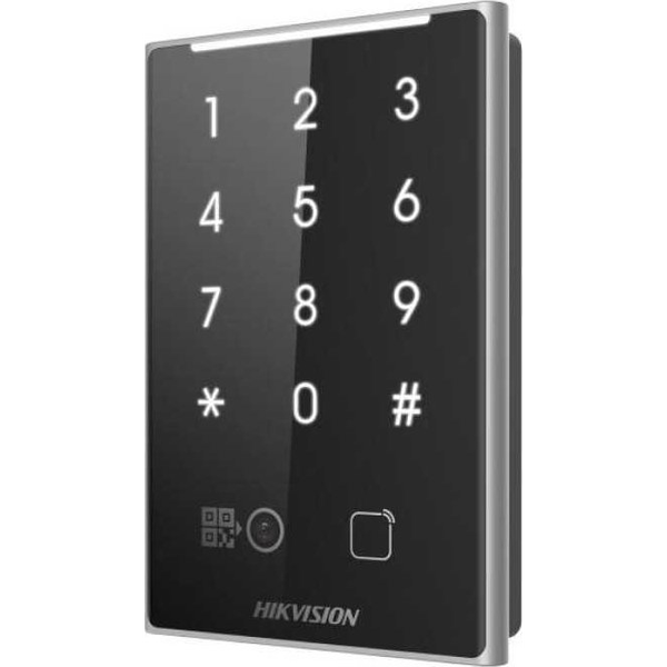Hikvision Kártya, Ujjlenyomat és QR Kód Olvasó DS-K1109DKB-QR