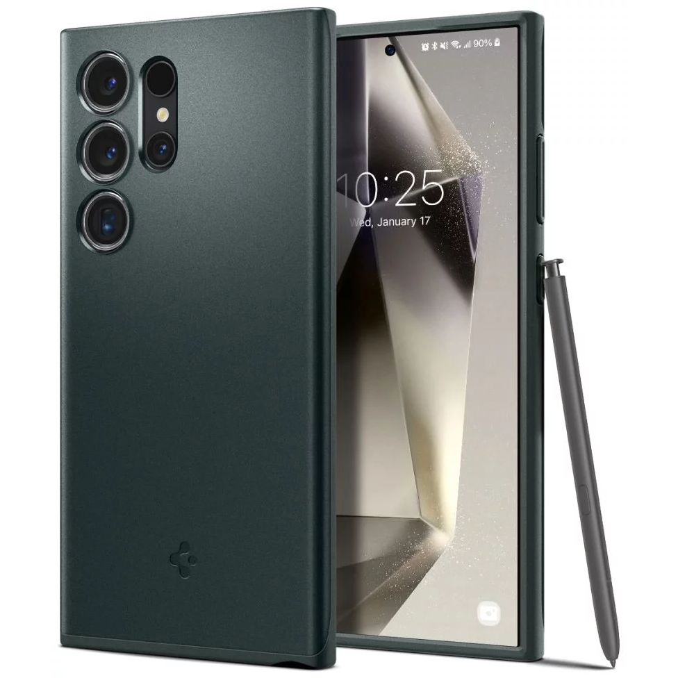 Spigen Thin Fit Samsung Galaxy S24 Ultra Tok - Sötétzöld (ACS07282)