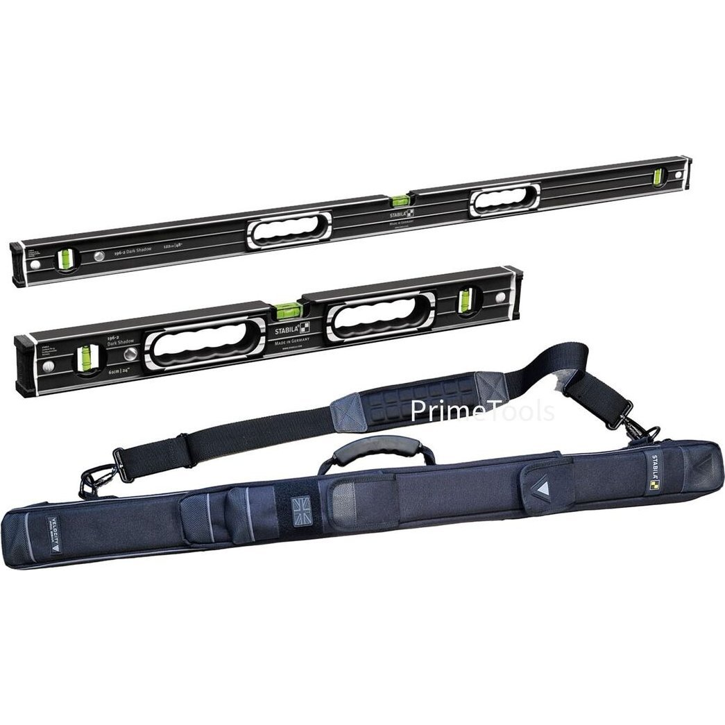 Stabila Dark Shadow 20053 Vízmérték készlet 61 cm, 122 cm 0.5 mm/m ( )