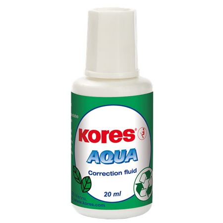 Kores Aqua Hibajavító folyadék vízbázisú 20ml