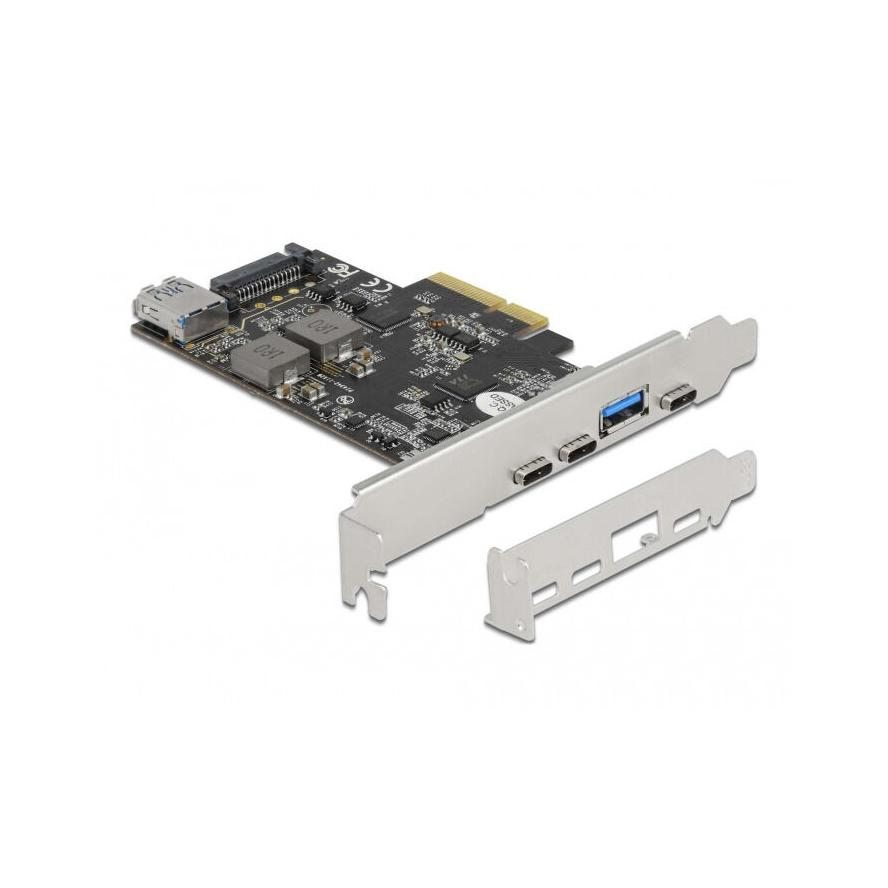 Delock 90060 3xUSB-C + 2xUSB-A 3.2 PCI Express x4 kártya (90060)