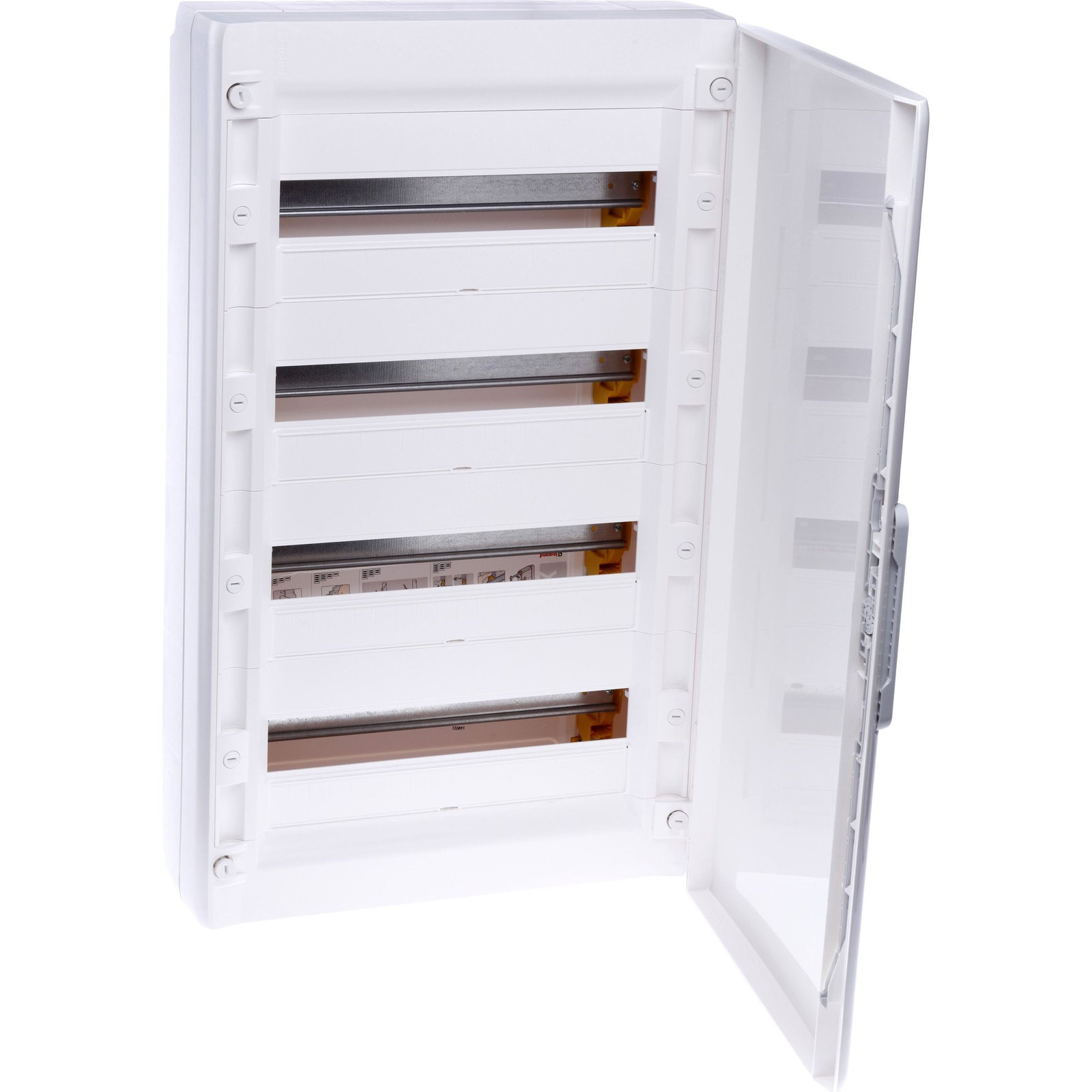 LEGRAND Nástenný rozvádzač XL3 125 biele dvere 72 modulový 401649