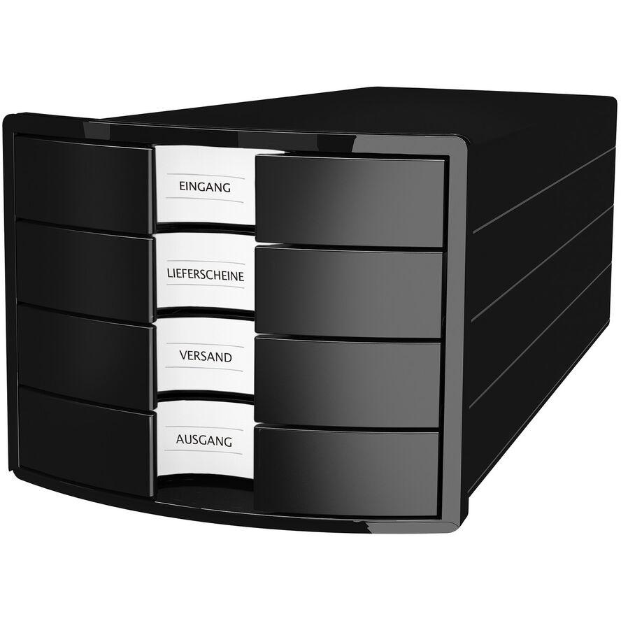 HAN 4 fiókos fekete irattároló (1012-13)