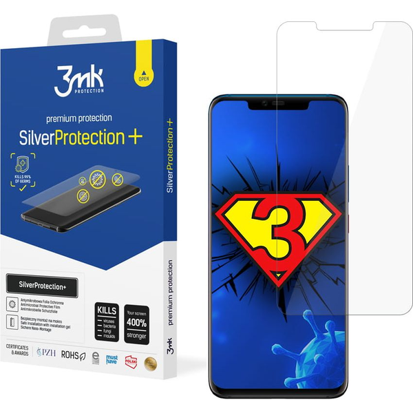 3mk SilverProtection+ antimikrobiális védőfólia Huawei Mate 20 Pro
