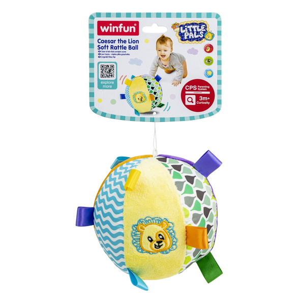 Puha oroszlán csörgõlabda bébijáték