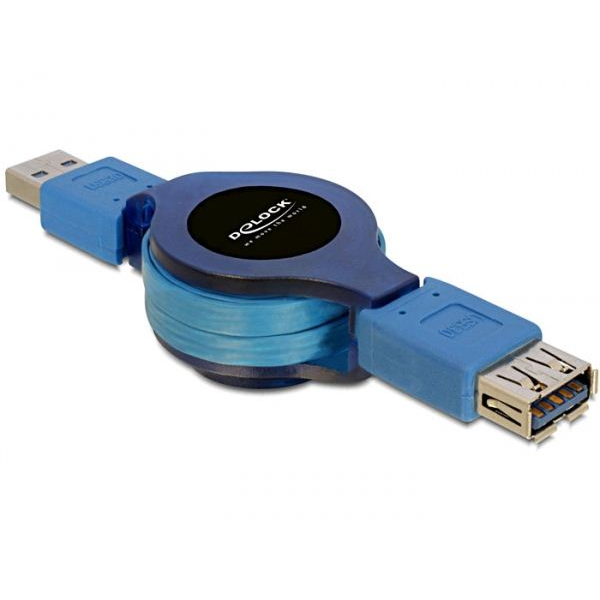 Delock DL82649 USB 3.0 visszatekerhető hosszabbító kábel (DL82649)
