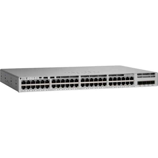 Cisco C9200L-48PXG-2Y-E hálózati kapcsoló Vezérelt L2/L3 Gigabit Ethernet (10/100/1000) Ethernet-áramellátás (PoE) támogatása Szürke