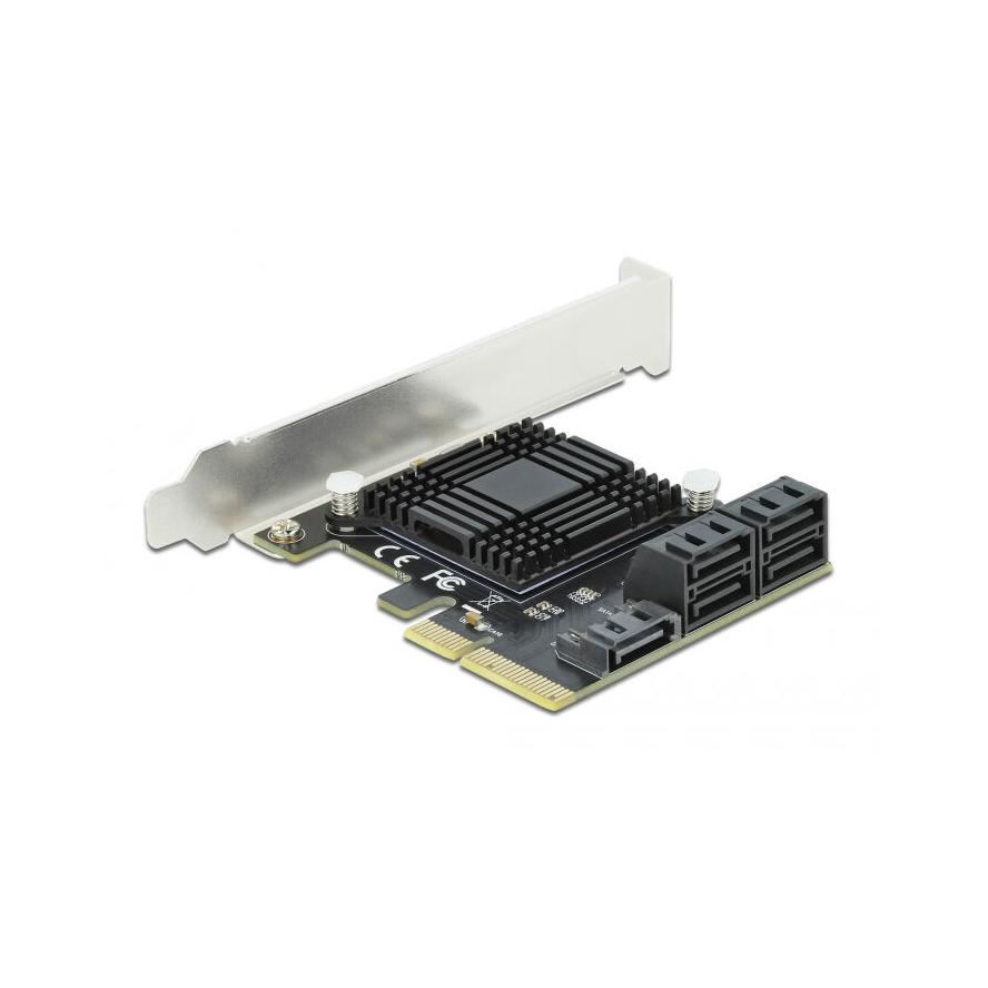 DeLock 5x SATA bővítő kártya PCI-E (90498) (90498)